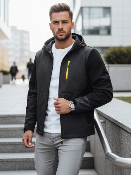 Šedá softshellová bunda (Velikost M)