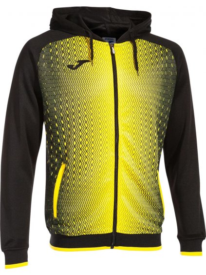 ČERNO-ŽLUTÁ FOTBALOVÁ MIKINA JOMA SUPERNOVA HOODED JACKET