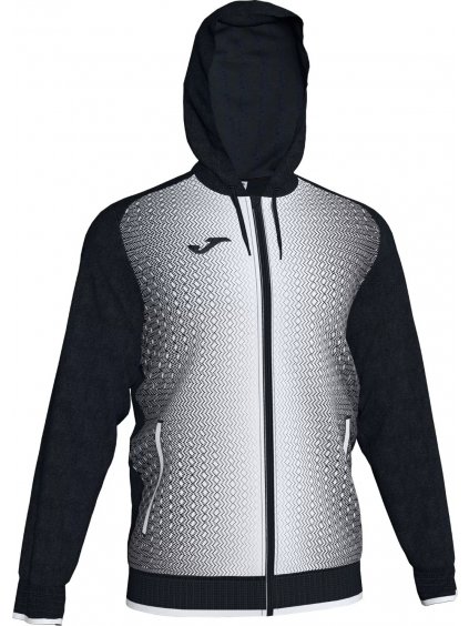 ČERNO-BÍLÁ FOTBALOVÁ MIKINA JOMA SUPERNOVA HOODED JACKET