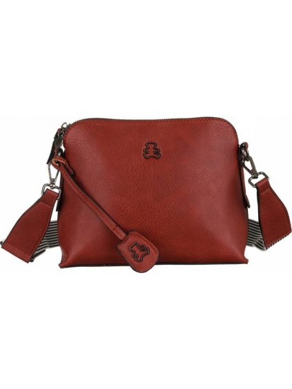 LULUCASTAGNETTE  BORDÓ CROSSBODY KABELKA UVEYS