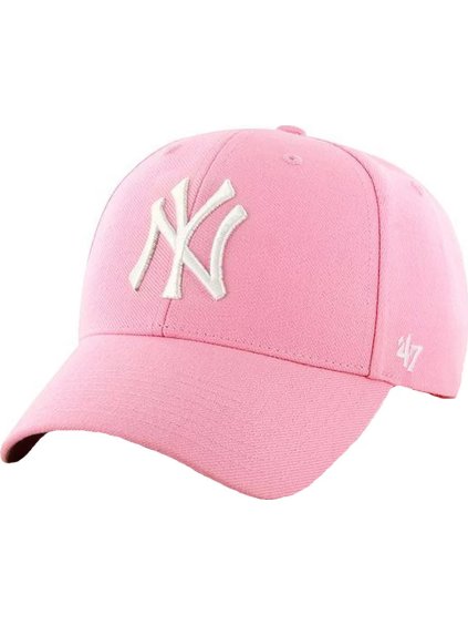 Růžová dámská kšiltovka 47 Brand New York Yankees MVP Cap (Velikost ONE SIZE)