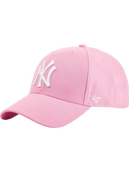 Růžová dámská kšiltovka 47 Brand New York Yankees MVP Cap (Velikost ONE SIZE)