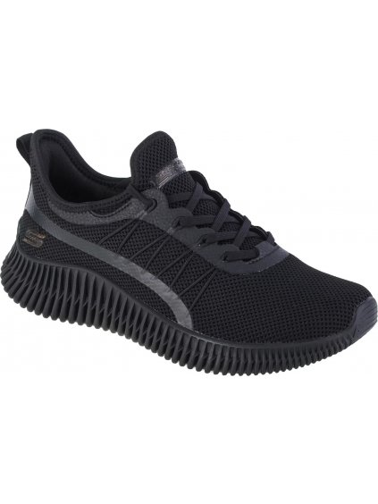 ČERNÉ DÁMSKÉ TENISKY SKECHERS BOBS GEO-NEW AESTHETICS