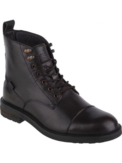 Tmavě hnědé kožené boty Levi's Emerson 2.0 (Velikost 41)