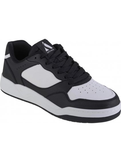 ČERNO-BÍLÉ STYLOVÉ TENISKY SKECHERS KOOPA-VOLLEY LOW VARSITY