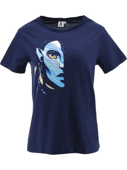Tmavě modré dámské tričko Avatar
