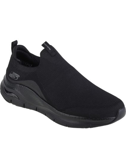 Černé slip on tenisky Skechers Arch Fit-Ascension