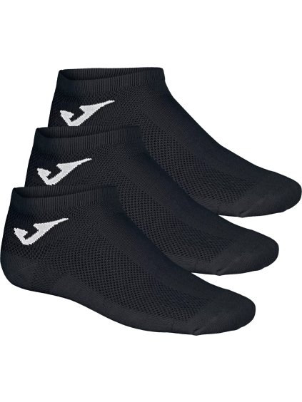 Černé ponožky Joma Invisible 3PPK Socks