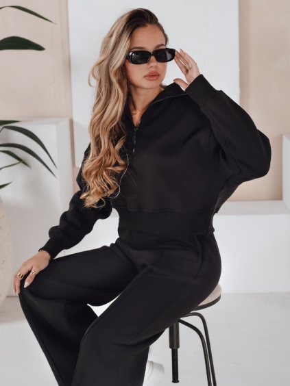 Černá tepláková souprava MARINO