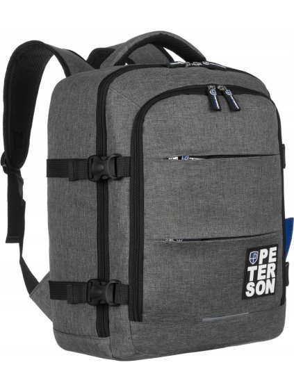 Peterson Šedý sportovní batoh na notebook