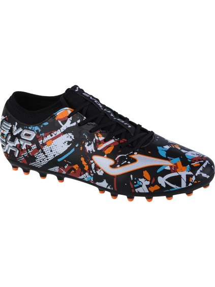Černé kopačky s barevným vzorem Joma Evolution 2316 AG
