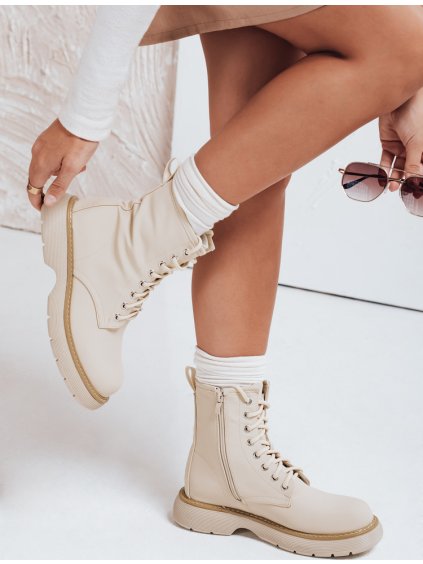 Béžové dámské workery MOONSTONE