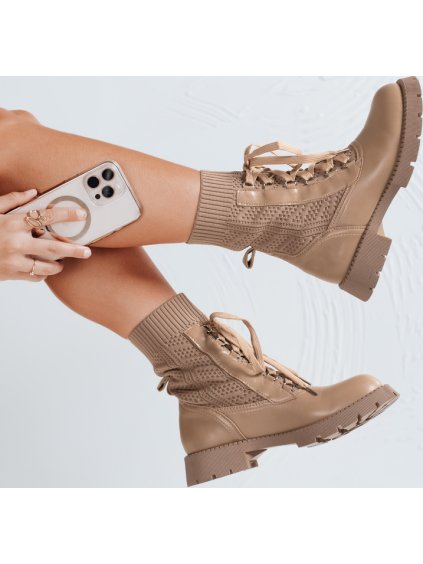 Béžové dámské workery HOLLYHOCK