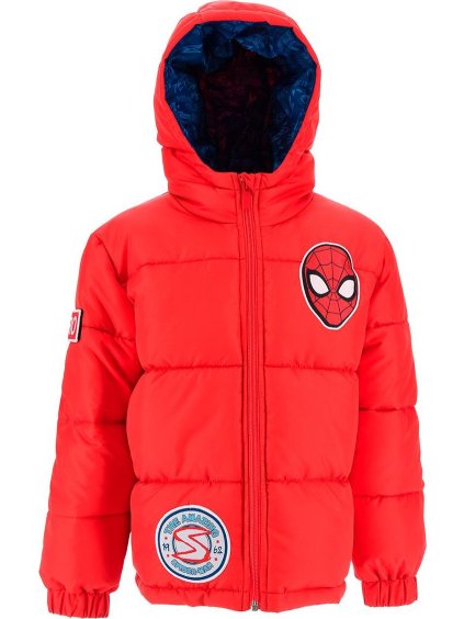 Spiderman červená chlapecká bunda