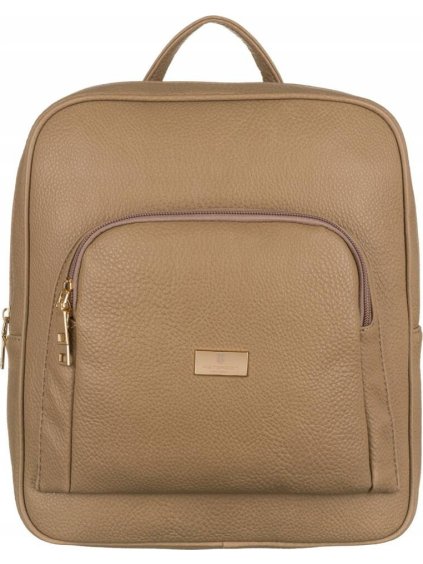 Peterson Tmavě béžový stylový batoh (Velikost ONE SIZE)