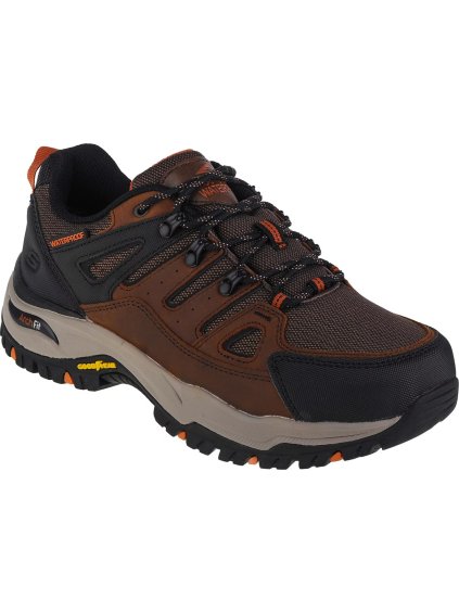 Hnědá pánská turistická obuv Skechers Arch Fit Dawson-Argosa