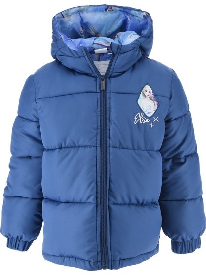 Disney Frozen Elsa tmavě modrá dívčí bunda