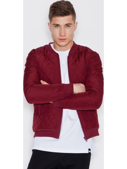 Bordó prošívaná bunda