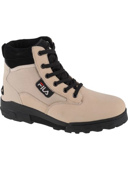 Béžové kotníkové tenisky Fila Grunge II Mid Wmn (Velikost 36)