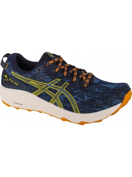 TMAVĚ MODRÉ PÁNSKÉ TRAILOVÉ BOTY ASICS FUJI LITE 3