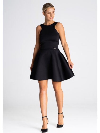 Černé mini společenské šaty