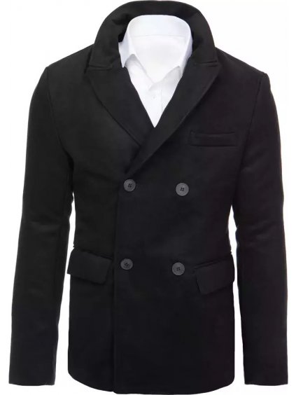 Černý pánský kabát
