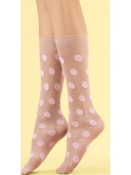 Podkolenky s puntíky Fiore G 1106 Playful