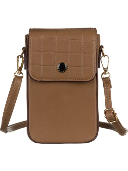 Peterson světle hnědá mini crossbody kabelka