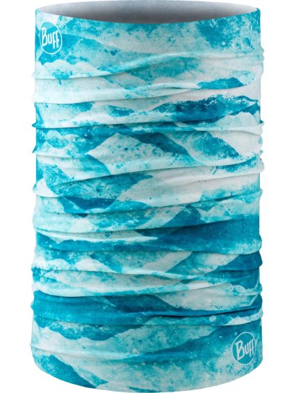 Tyrkysový vzorovaný nákrčník Buff Original EcoStretch Scarf