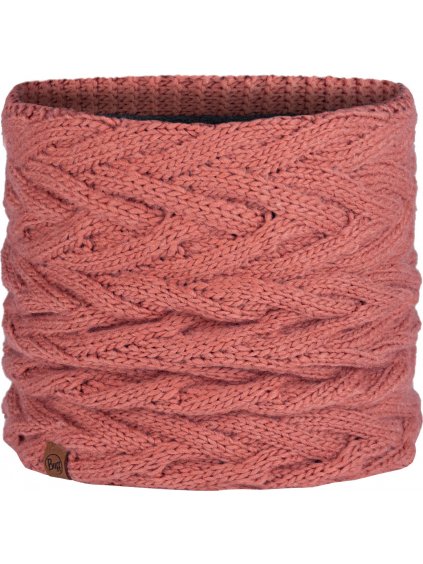 MERUŇKOVÝ NÁKRČNÍK BUFF CARYN KNITTED FLEECE NECKWARMER