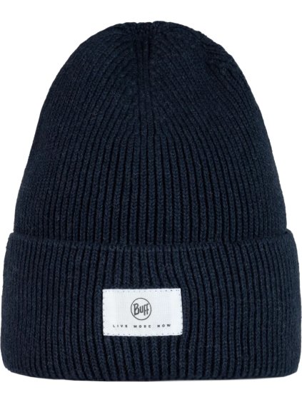 Tmavě modrá čepice Buff Drisk Knitted Hat Beanie (Velikost ONE SIZE)