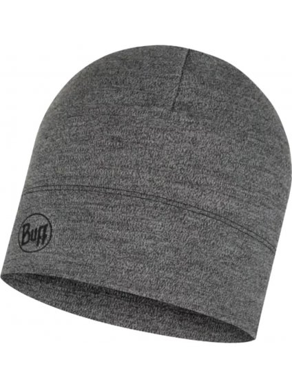 TMAVĚ ŠEDÁ SPORTOVNÍ ČEPICE BUFF MERINO MIDWEIGHT HAT BEANIE