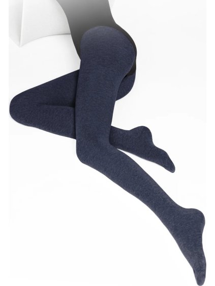 Černé silonky z vlny Gatta Touch Of Wool (Velikost 4-L, Barva černá)