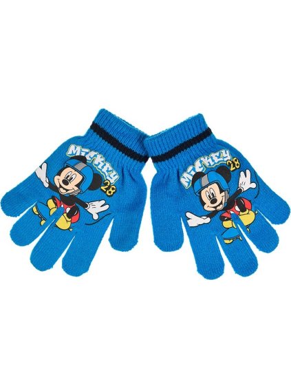 Mickey Mouse modré chlapecké rukavice