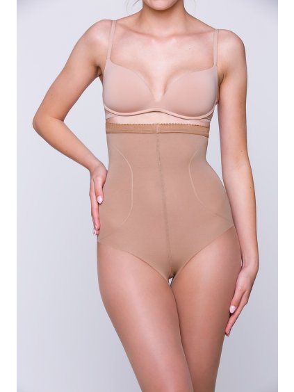 Punčochové kalhoty s vysokým tvarujícím pasem Gabriella High Shaper 718 20 den (Barva béžová, Velikost XL)