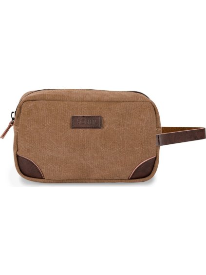 Solier hnědá kosmetická taštička