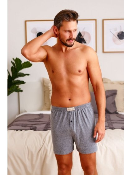 Šedé pánské trenýrky