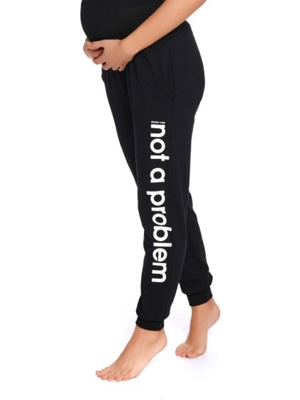 Černé těhotenské tepláky NAP