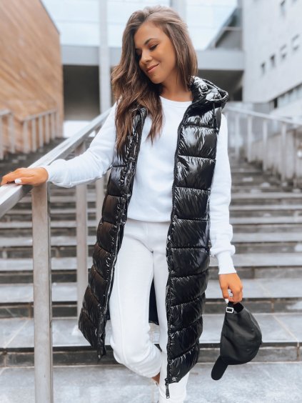 Černá prošívaná vesta GANTINI