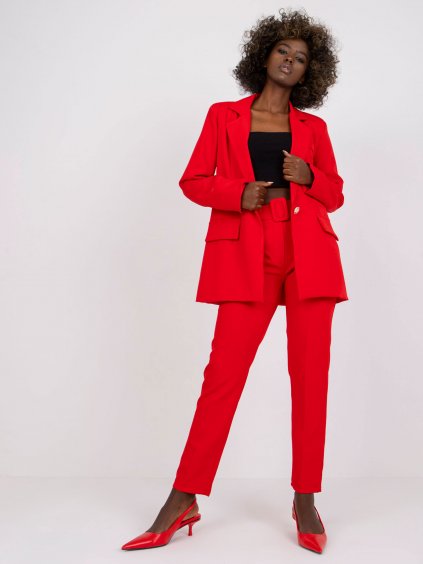Červené elegantní sako