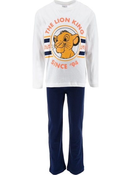 Bílo-modré chlapecké pyžamo - The Lion King