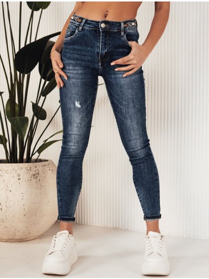 Tmavě modré džínové kalhoty BUSOT