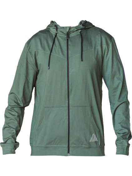 Zelená sportovní mikina Joma Indoor Gym Zip-Up Hoodie