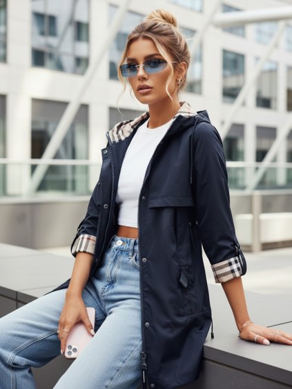 Tmavě modrá parka VERDU