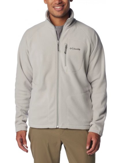 SVĚTLE ŠEDÁ SPORTOVNÍ FLEECOVÁ MIKINA COLUMBIA FAST TREK II FULL ZIP FLEECE