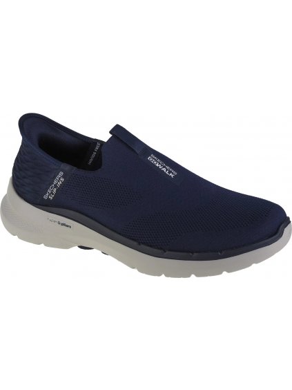 TMAVĚ MODRÉ PÁNSKÉ TENISKY SKECHERS GO WALK 6 - EASY ON