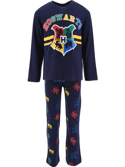 Tmavě modré chlapecké pyžamo Harry Potter