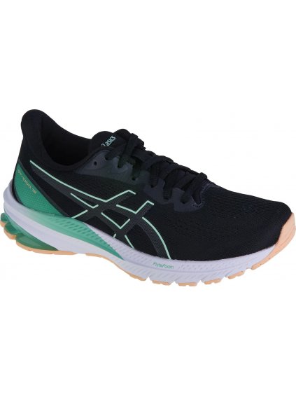 ČERNÉ DÁMSKÉ BĚŽECKÉ TENISKY ASICS GT-1000 12