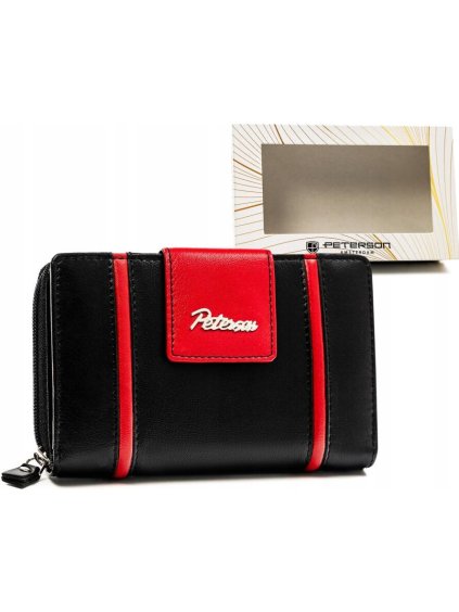 Peterson černá dámská kožená peněženka Y614