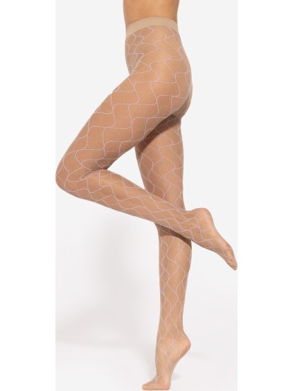 silonky se vzorem mozaiky Gatta Mosaica wz.03 20 den